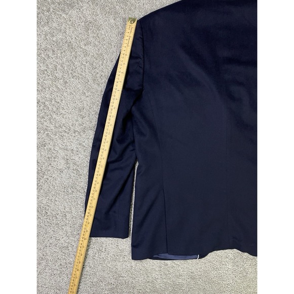 Mirto 1956 Men's Deep Navy Blazer Jacket Loro Piana Cashmere Size 44 Length 29 - Picture 11 of 14